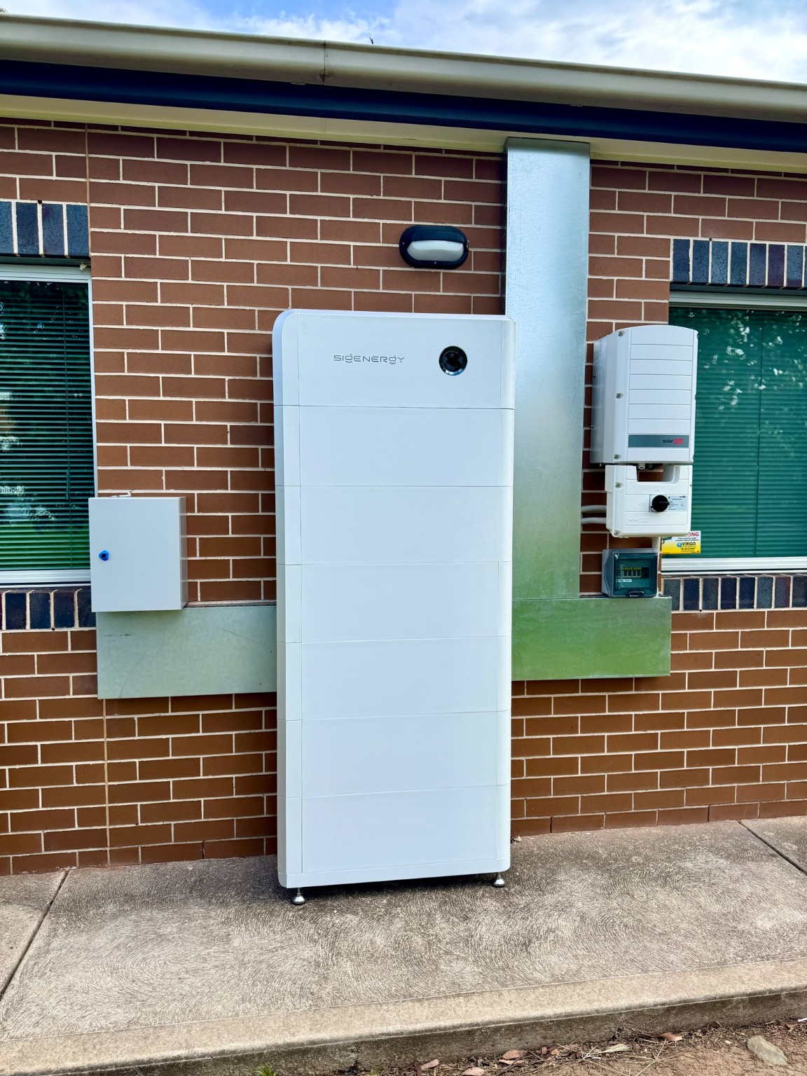 Sigenergy battery integrated with an existing SolarEdge inverter