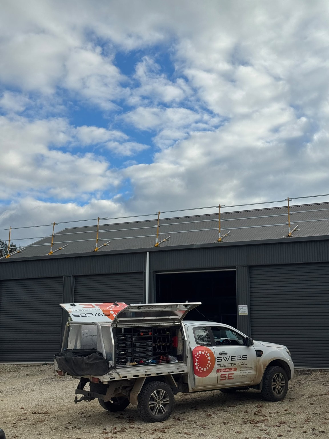 Swebs Electrical vehicle at a regional project